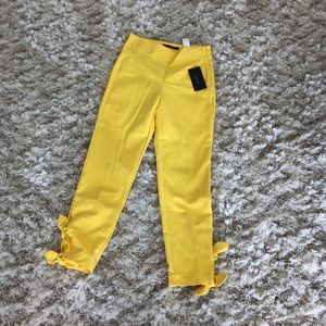 Zara yellow pants